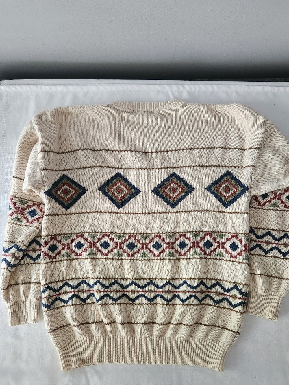 Riggins Geometric Pattern Knit Sweater - Picture 9 of 11